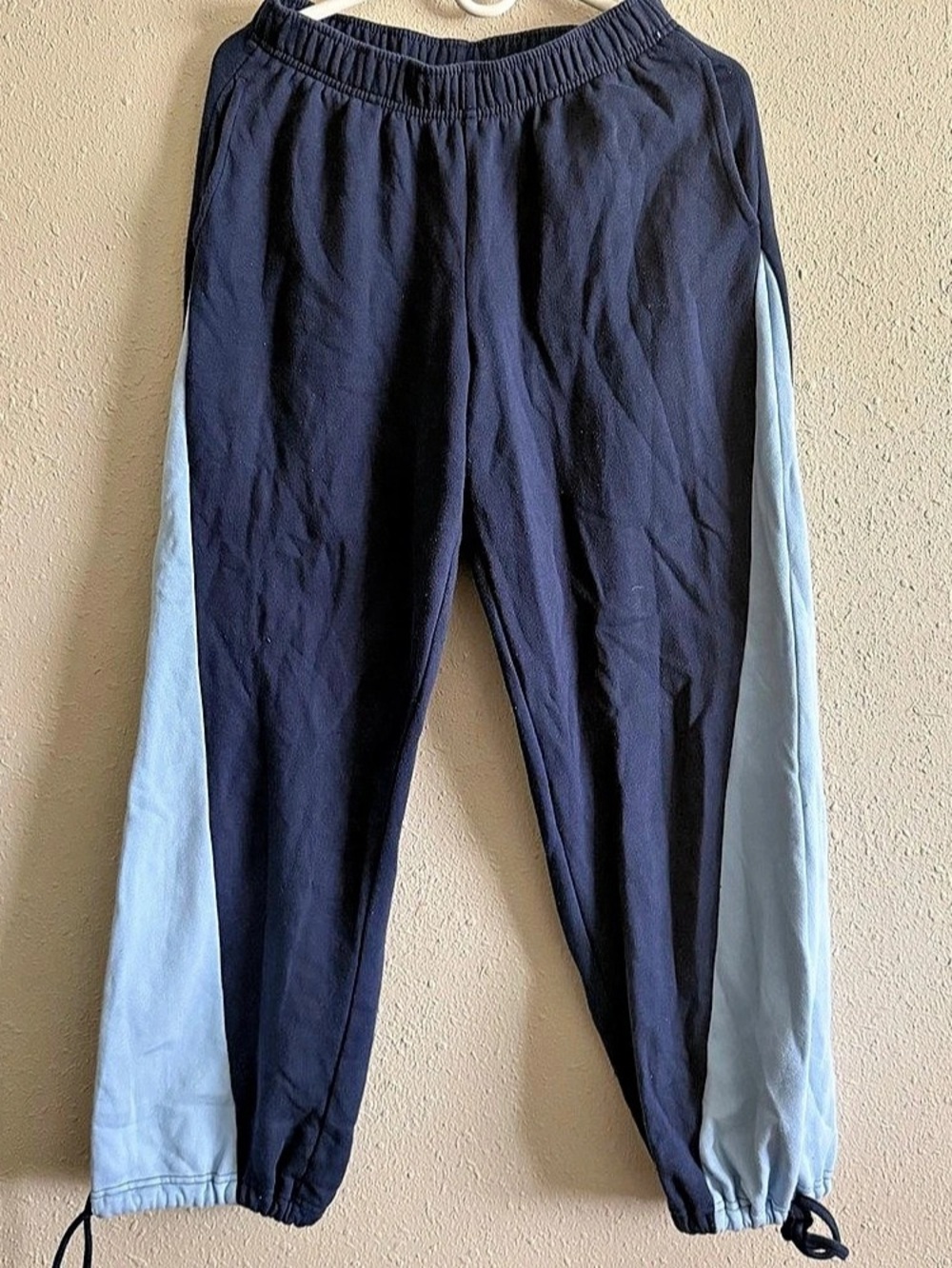 Color Block Joggers in Blue Like New